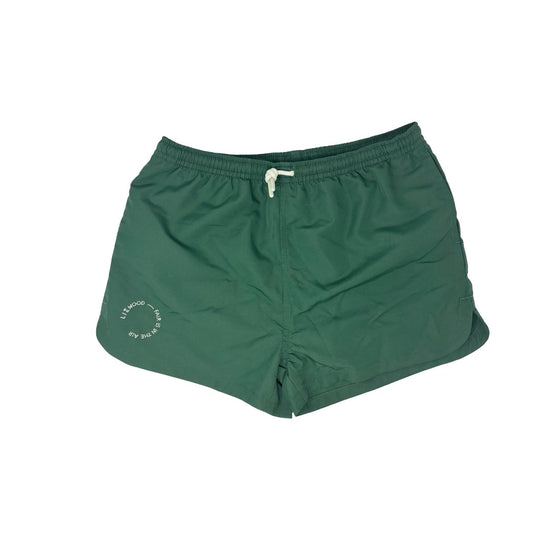 Liewood Aiden printed board/swim shorts in Garden Green, 10 years