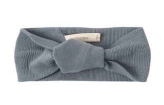 Quincy Mae Knotted Headband in Ocean, 0-12 months