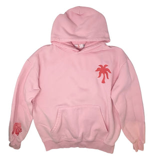Pink Palm Puff Pink “Everything Comes In Waves” hoodie, Women’s xs
