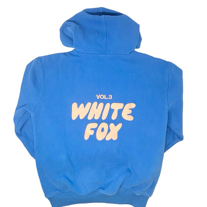 White Fox Azure blue Offstage hoodie, Women’s xsmall/small