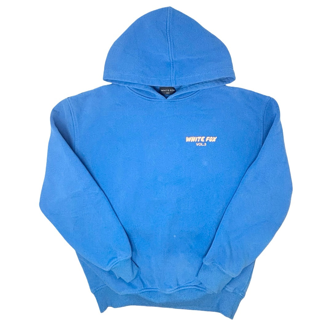 White Fox Azure blue Offstage hoodie, Women’s xsmall/small