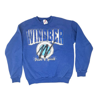 Jerzees Blue Vintage Windber crewneck sweatshirt, 12-14 years