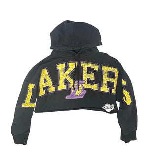 LA Lakers Black cropped Lakers hoodie, Youth small
