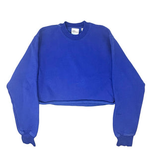 Tna Royal blue cozy fleece perfect fit crewneck, 2xs
