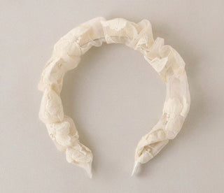 Noralee Gathered Headband in Natural Ivory - New With Tags, O/S