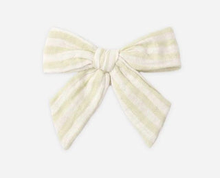 Rylee + Cru Citron Stripe Bow - New WIth Tags, O/S