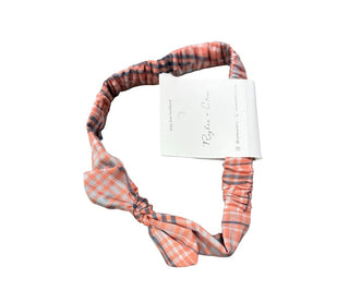 Rylee + Cru Poppy Plaid Baby Bow Headband - New With Tags, O/S