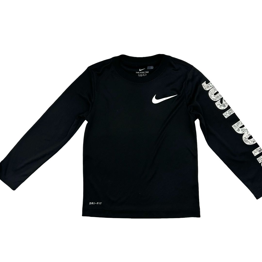 Nike black dri-fit long sleeve, 6 months