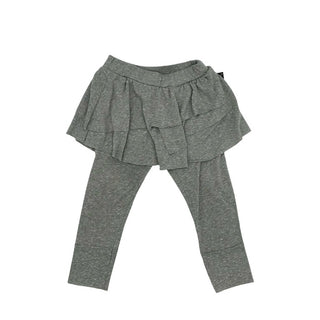 Nununu grey skirt w/leggings, 12-18 months