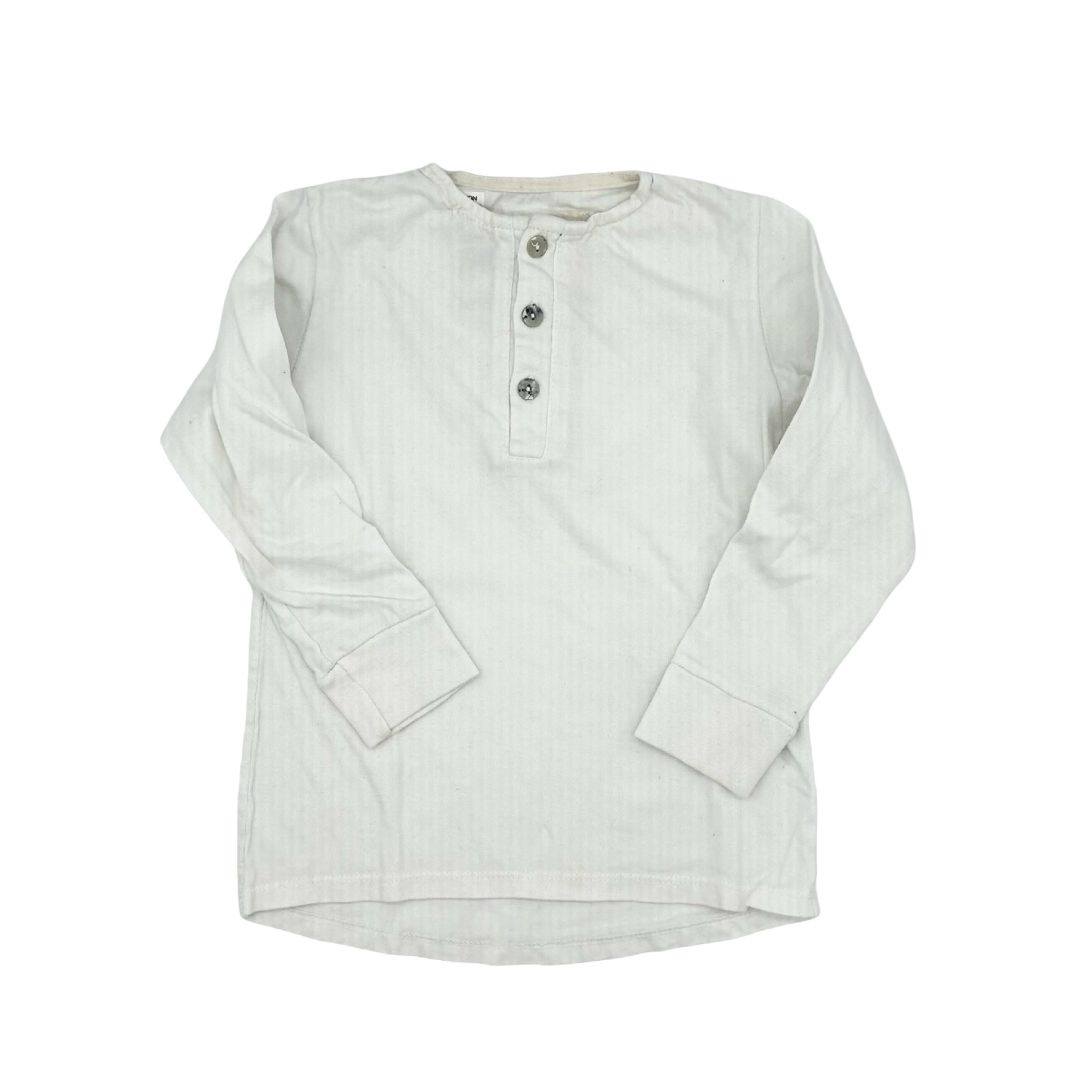 Hopper Hunter white long sleeve, 4 years