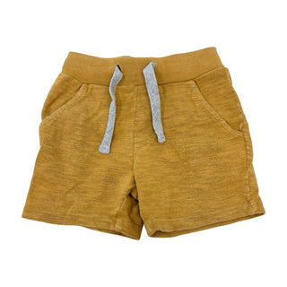 Mini Mioche Mustard yellow shorts, 12-18 months