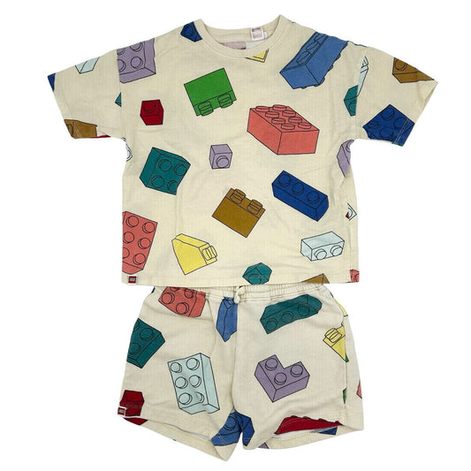 H&M lego tshirt/short set, 4-6 years