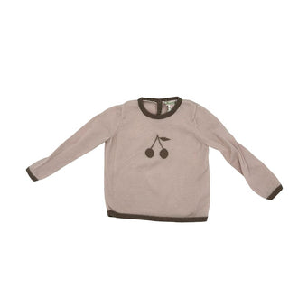 Bonpoint pink cherry sweater, 2 years