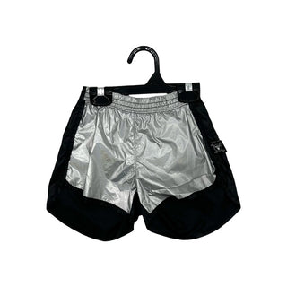 nununu Shiny silver black shorts, 3-4 Years