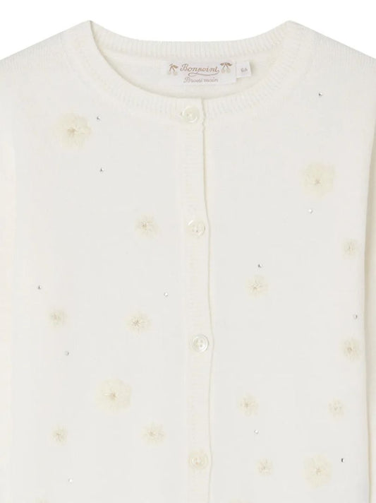 Bonpoint Embelished cardigan Francille Brand new, 4 years