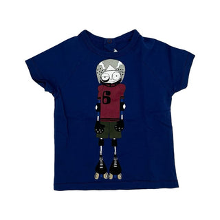 Mac Jacobs blue football character tshirt, 18 months