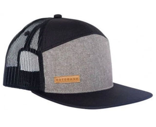 Headster Grey and Black Snapback Hat - New With Tags, 48 cm