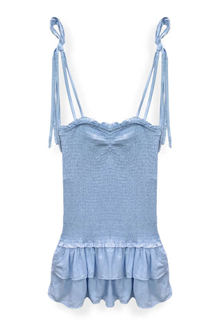 Katie J Baby Blue Junior Meri Dress, large
