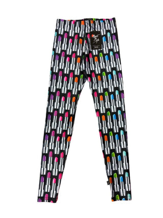 Terez Lipstick Print Leggings - New With Tags, 12-14 years