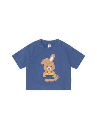 Hux Colour block bunny drop tee new with tag, 6-12 months