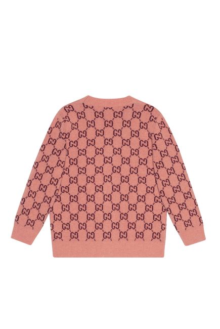 Gucci pink logo sweater, 6 Year