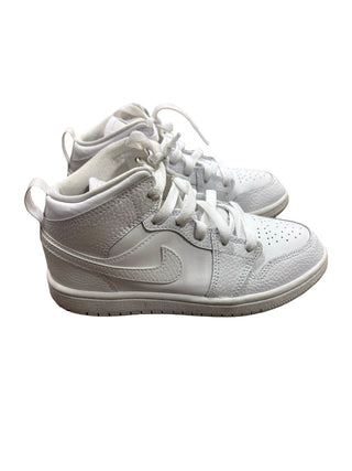 Nike White Air Jordans, 2 big kid