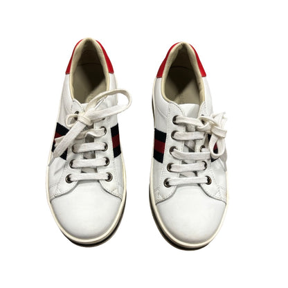 Gucci Ace w/navy/red sneakers, Euro 32