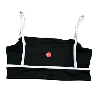 Tiger Friday Black/white workout bra, Child xlarge