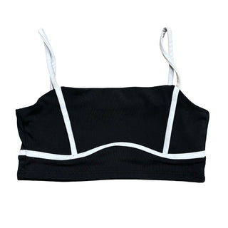 Tiger Friday Black/white workout bra, Child xlarge