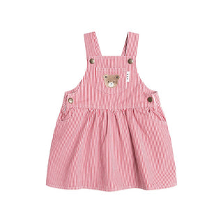 Hux Classic stripe tierred pinafore new with tag, 12-18 months