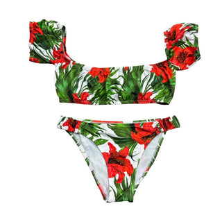 Mc2 Saint Barth Romantic Ibiscus bikini/swim suit, 10 youth