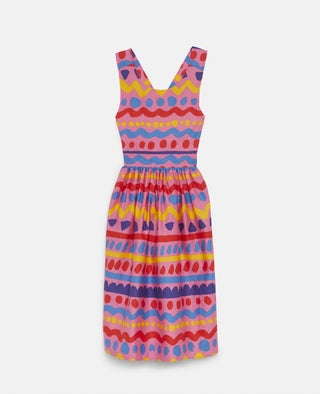 Stella McCartney pink patterned dress, 4 Years