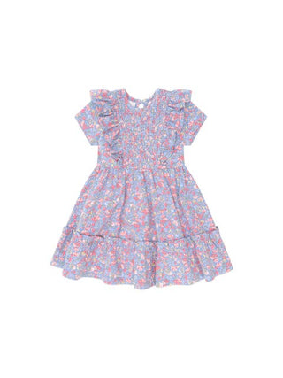 Hux Vintage floral shirred dress new with tag, 12-18 months