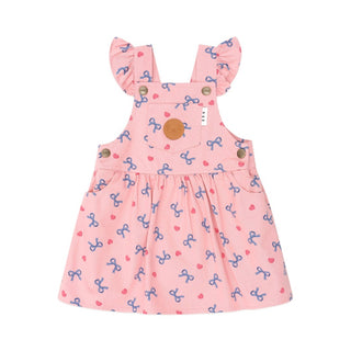 Hux Hearts and bows pinafore new with tags, 12-18 months