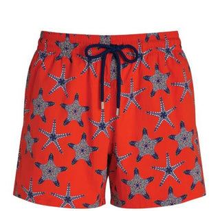 Vilebrequin red star fish swim suit, 14 Years