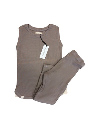 Bacabuche New w/tags Fawn ribbed tank top/pant set, 2-3 years