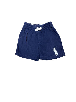 Polo Ralph Lauren Blue Sweatshorts with White Embroidered Logo, 4 years