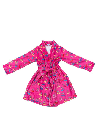 Preppy Goose Cherry robe plush new with tags, 6 years