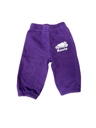Baby Roots Purple Sweatpants, 6-12 months