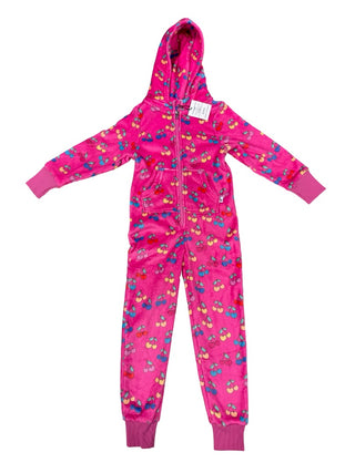 Preppy Goose Cherry new with tags plush onesie, 6 years