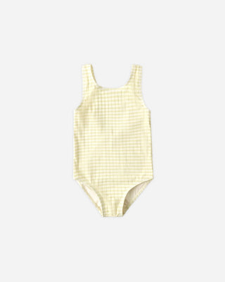 Rylee + Cru Yellow stripe one piece new with tag, 4-5 years
