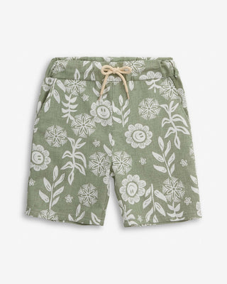 Appaman Linen sage sunflower shorts new with tag, 6 years