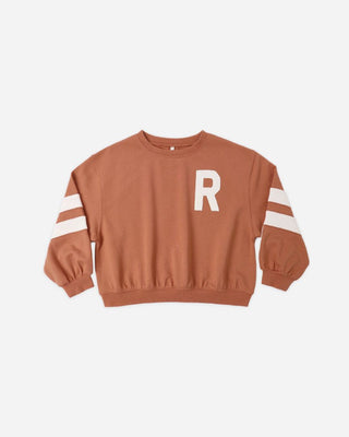 Rylee + Cru Pier Sweatshirt in Poppy - New With Tags, 4-5 years