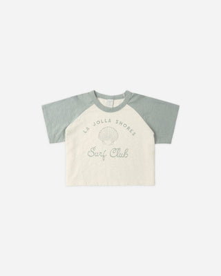 Rylee + Cru Raglan Crop Tee Surf Club - New With Tags, 4-5 years