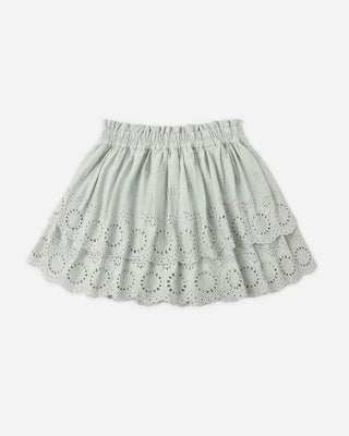 Rylee + Cru Rose Mini Skirt in Seafoam Green - New WIth Tags, 4-5 years