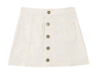 Rylee + Cru Denver Mini Skirt in Natural Colour - new With Tags, 4-5 years