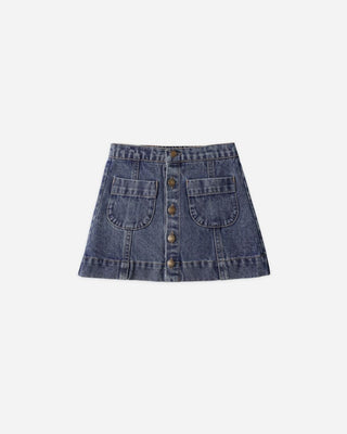 Rylee + Cru Denver Mini Denim Skirt, 4-5 years