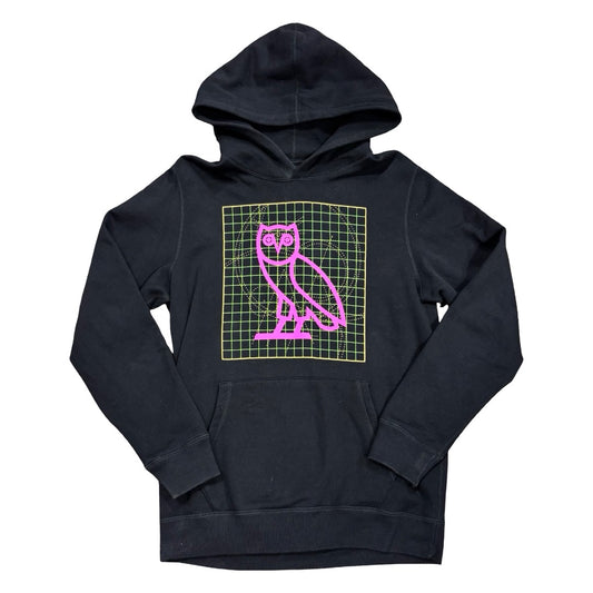 OVO Black hooded sweater, X small youth