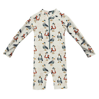 Headster Captain seagull long sleeve swimsuit new with tag, 2 years
