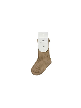 Quincy Mae Ribbed socks new in package, 0-6 months